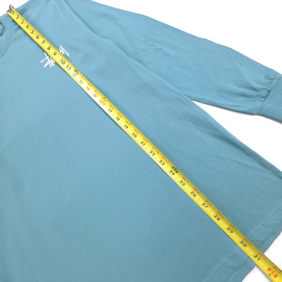 STUSSY Long Sleeve Crew Neck Tshirt Streetwear Grunge Skate 90s y2k Indie Urban - Picture 5 of 7